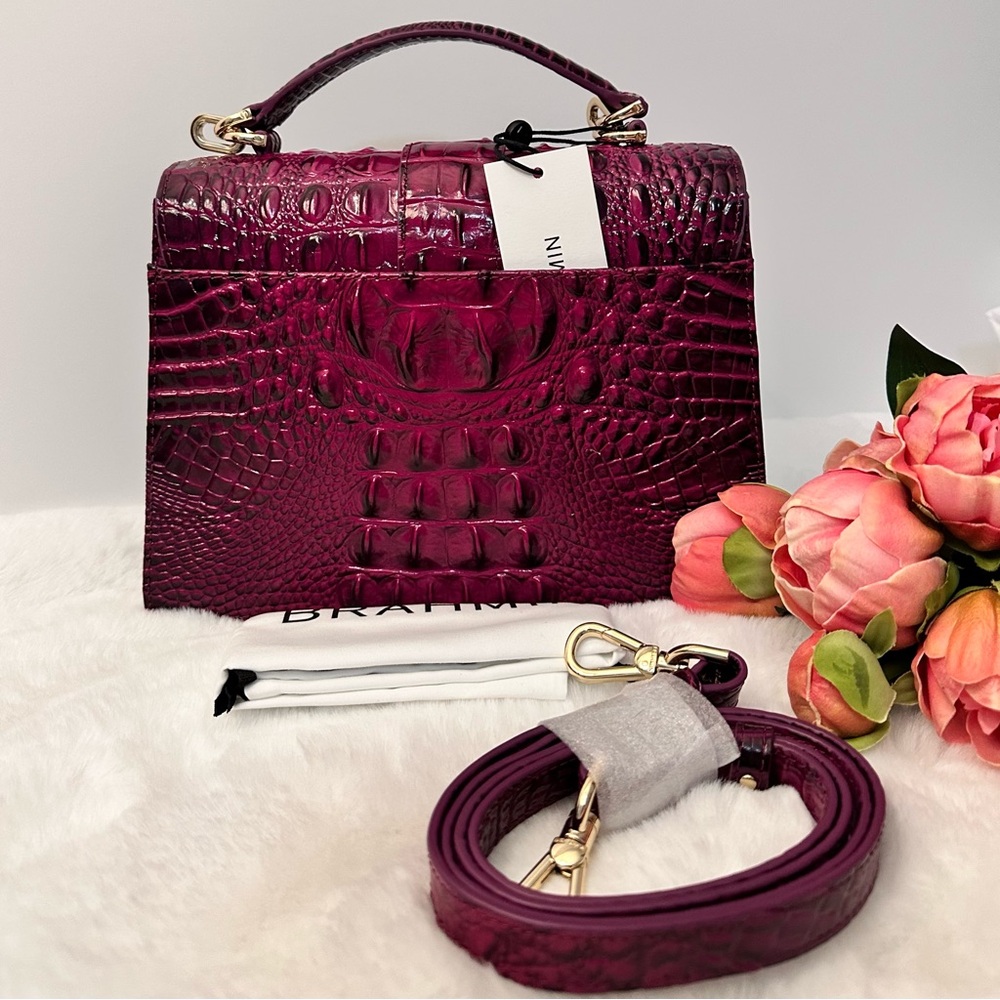 Brahmin small Hallie sugar plum - Picture 7 of 13